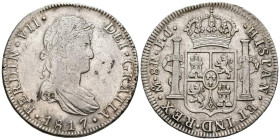 FERNANDO VII (1808-1833). 8 Reales. (Ar. 26,93g/40mm). 1817. México JJ. (Cal-2019-1332). EBC-.