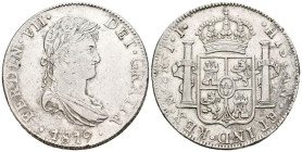 FERNANDO VII (1808-1833). 8 Reales. (Ar. 26,91g/40mm). 1819. México JJ. (Cal-2019-1334). MBC+.