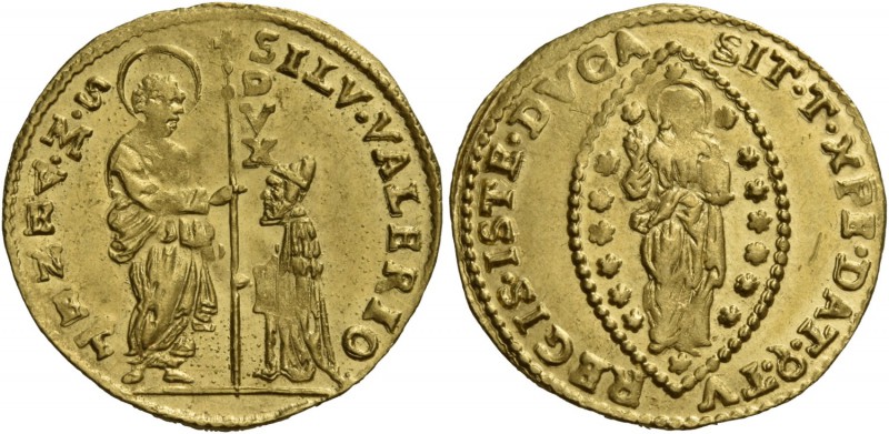 Silvestro Valier doge CIX, 1694-1700. Zecchino, AV 3,49 g. SILV VALERIO – S M VE...