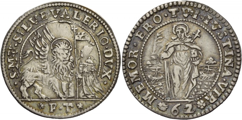 Silvestro Valier doge CIX, 1694-1700. Mezzo ducatone da 62 soldi, AR 13,75 g. S ...