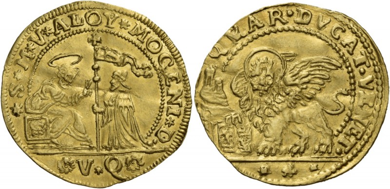 Alvise III Mocenigo doge CXII, 1722-1732. Quarto di ducato da 2 zecchini, AV 6,9...