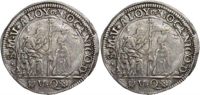 Alvise III Mocenigo doge CXII, 1722-1732. Ducato, AR 22,46 g. S M V ALOY MOCENIC...
