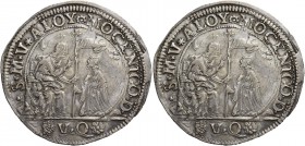 Alvise III Mocenigo doge CXII, 1722-1732. Ducato, AR 22,46 g. S M V ALOY MOCENICO D S. Marco nimbato, seduto in trono a s. e benedicente, porge il ves...