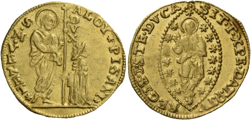 Alvise Pisani doge CXIV, 1735-1741. Zecchino, AV 3,37 g. ALOY PISANI – S M VENET...