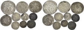 Alvise Pisani doge CXIV, 1735-1741. Lotto di dieci monete. Ducato. CNI 24. Paolucci 16. Mezzo ducato (2). CNI 27. Paolucci 17. Quarto di ducato. CNI 3...