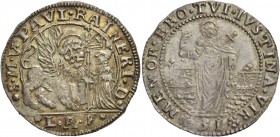 Paolo Renier doge CXIX, 1778-1789. Quarto di ducatone da 31 soldi, AR 6,85 g. S M V PAVL RAINERIVS D Il Leone alato, a s., volto di fronte e con la za...