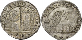 Ludovico Manin doge CXX, 1789-1797. Quarto di ducato, AR 5,60 g. S M V LVDOV MANIN D S. Marco nimbato, seduto a s. e benedicente, consegna il vessillo...