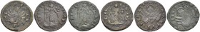 Sebenico. Lotto di tre monete. Decreti del 21 maggio 1485 e 11 febbraio 1499. Bagattino (3). Paolucci II, 758, 759.
 Da MB a q.BB