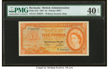 Bermuda Bermuda Government 5 Pounds 1.5.1957 Pick 21b PMG Extremely Fine 40 EPQ. 

HID09801242017

© 2022 Heritage Auctions | All Rights Reserved