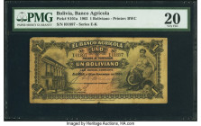 Bolivia Banco Agricola 1 Boliviano 22.11.1903 Pick S101a PMG Very Fine 20. 

HID09801242017

© 2022 Heritage Auctions | All Rights Reserved