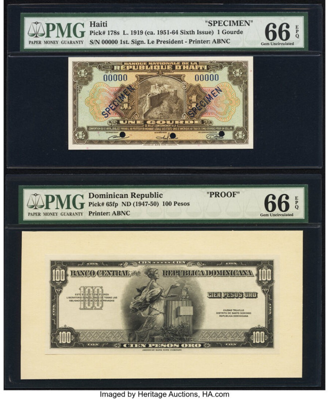 Dominican Republic Banco Central de la Republica Dominicana 100 Pesos ND (1947-5...