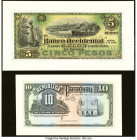 El Salvador Banco Occidental 5 Pesos 1893-1917 Pick S177fp Front Proof Crisp Uncirculated; Paraguay Republica del Paraguay 10 Pesos 25.10.1923 Pick 15...