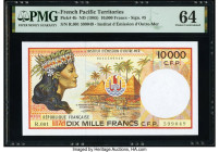 French Pacific Territories Institut d'Emission d'Outre Mer 10,000 Francs ND (1985) Pick 4b PMG Choice Uncirculated 64. 

HID09801242017

© 2022 Herita...