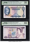 Great Britain Bank of England 5; 20 Pounds ND (1961-63); (1970-80) Pick 372; 380b Two Examples PMG About Uncirculated 55; Choice Uncirculated 64. 

HI...