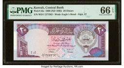 Kuwait Central Bank of Kuwait 20 Dinars 1968 (ND 1992) Pick 22a PMG Gem Uncirculated 66 EPQ. 

HID09801242017

© 2022 Heritage Auctions | All Rights R...
