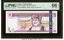 Oman Central Bank of Oman 50 Rials 2000 / AH1420 Pick 42 PMG Gem Uncirculated 66 EPQ. 

HID09801242017

© 2022 Heritage Auctions | All Rights Reserved...