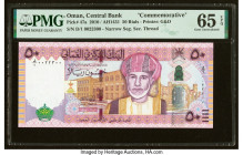 Oman Central Bank of Oman 50 Rials 2010 / AH1431 Pick 47 Commemorative PMG Gem Uncirculated 65 EPQ. 

HID09801242017

© 2022 Heritage Auctions | All R...