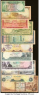 Pakistan, Saudi Arabia, Untied Arab Emirates & More Group Lot of 11 Examples Very Good-Crisp Uncirculated. staple holes and pinholes are noted on a fe...