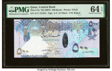 Qatar Qatar Central Bank 500 Riyals ND (2007) Pick 27a PMG Choice Uncirculated 64 EPQ. 

HID09801242017

© 2022 Heritage Auctions | All Rights Reserve...
