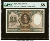 Spain Banco de Espana 1000 Pesetas 9.1.1940 (ND 1943) Pick 120a PMG Choice About Unc 58. 

HID09801242017

© 2022 Heritage Auctions | All Rights Reser...