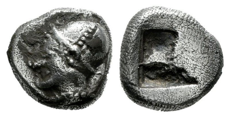 Ionia. Phokaia. Diobol. 521-478 a.C. (Klein-452 similar). (Sng Cop-389/393). (Sn...
