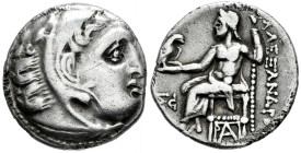 Kingdom of Macedon. Antigonos I Monophthalmos. Drachm. 319-310 a.C. Kolophon. Struck as Strategos, in the name and types of Alexander III. (Price-1792...