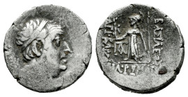 Cappadocian Kingdom. Ariobarzanes I Philoromaios. Drachm. 96-63 a.C. Mint A (Eusebia-Mazaka). (Bmc-21/2). (Hgc-7, 846). Anv.: Diademed head to right. ...
