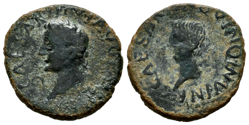 Carthage Nova. Time of Tiberius. Half unit. 14-36 AD. Cartagena (Murcia). (Abh-6...
