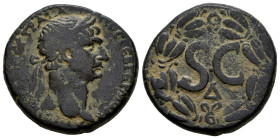 Trajan. Seleucis and Pieria. AE 27. 116-117 d.C. Antioch. (McAlee-487d). (Bmc-272). (RPC-III 3586). Anv.: (ΑΥΤΟΚΡ ΚΑΙϹ ΝЄ)Ρ ΤΡΑΙΑΝΟϹ ϹЄΒ ΓΕΡΜ ΔΑΚ, lau...