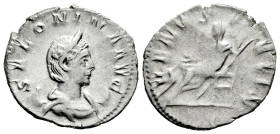 Salonina. Antoninianus. 257-258 d.C. Colonia Agrippinensis. (Ric-V 1 7). Anv.: SALONINA AVG, draped bust set on crescent right. Rev.: VENVS FELIX, Ven...