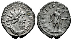 Postumus. Antoninianus. 266-267 d.C. Trier. (Ric-V 2, 83). (Rsc-331a). Anv.: IMP C POSTVMVS P F AVG, radiate, draped and cuirassed bust to right. Rev....