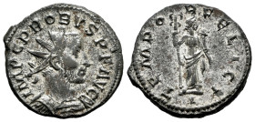 Probus. Antoninianus. 276-282 d.C. Lugdunum. (Ric-V 2, 104). Anv.: IMP C PROBVS P F AVG, radiate and cuirassed bust to right. Rev.: TEMPOR FELICI, Fel...