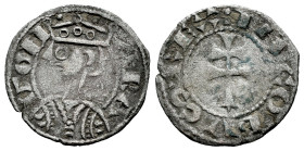 The Crown of Aragon. Jaime I (1213-1276). Dinero. Jaca (Huesca). (Cru-318). (Cru C.G-2130). Ve. 1,24 g. VF. Est...30,00. 

Spanish description: Coro...