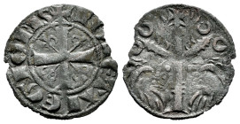 Kingdom of Castille and Leon. Fernando III (1217-1252). Dinero. Leon. (Bautista-329). Ve. 0,52 g. VF/Choice F. Est...60,00. 

Spanish description: R...