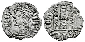 Kingdom of Castille and Leon. Alfonso XI (1312-1350). Cornado. Toledo. (Bautista-341). Ve. 0,56 g. With T on the door. Choice VF. Est...40,00. 

Spa...