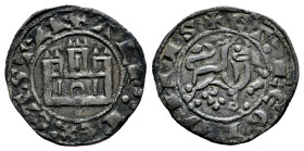 Kingdom of Castille and Leon. Alfonso X (1252-1284). Maravedi prieto. Without mint mark. (Bautista-389). Ve. 1,11 g. Delicate patina. Attractive. Choi...