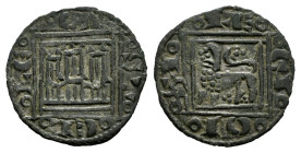 Kingdom of Castille and Leon. Alfonso X (1252-1284). Obol. Without mint mark. (Bautista-409.5 var). (Imperatrix-A10.14.53). Anv.: ◦CA◦ ◦ST◦ ◦ET◦ ◦LE◦....