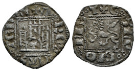 Kingdom of Castille and Leon. Alfonso XI (1312-1350). Noven. Toledo. (Bautista-487). Ve. 0,75 g. With T on the castle´s door. VF/Choice VF. Est...25,0...
