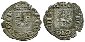 Kingdom of Castille and Leon. Alfonso XI (1312-1350). Noven. Toledo. (Bautista-487). Ve. 0,71 g. With T on the castle´s door. VF. Est...25,00. 

Spa...