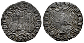 Kingdom of Castille and Leon. Enrique III (1390-1406). Blanca. Coruña. (Bautista-766.10 var). Anv.: ✠ ENRICVS ⠅DEI ⠅GRACIA ⠅R. Rev.: ✠ ENRICVS ⠅DEI ⠅G...