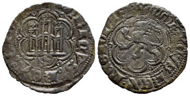 Kingdom of Castille and Leon. Enrique III (1390-1406). Blanca. Sevilla. (Bautista-767). Ve. 1,40 g. With S below the castle. Almost VF. Est...18,00. ...