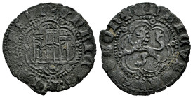 Kingdom of Castille and Leon. Enrique III (1390-1406). Blanca. Sevilla. (Bautista-341). Anv.: + ENRICVS : REX : CASTE. Rev.: + ENRICVS : REX : LEGON. ...