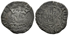 Kingdom of Castille and Leon. Henry IV (1399-1413). 1/2 cuartillo. Toledo. (Bautista-1063). Ve. 1,32 g. T below the castle. Choice F. Est...25,00. 
...