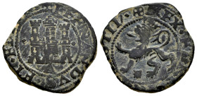 Catholic Kings (1474-1504). 2 maravedis. Coruña. A. (Cal-75). (Rs-155). Ae. 4,49 g. Rare symbol at the end of the legend. A below the castle. VF. Est....