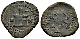 Philip II (1556-1598). 2 maravedis. Segovia. (Cal-62 var.). (Jarabo-Sanahuja-M199 var). Ae. 3,35 g. Choice VF/VF. Est...25,00. 

Spanish description...