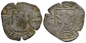 Philip II (1556-1598). Cuartillo. Burgos. (Cal-78). (Jarabo-Sanahuja-A3). Ae. 2,38 g. Castle between B and crescent. Choice F. Est...20,00. 

Spanis...