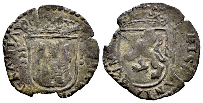 Philip II (1556-1598). Cuartillo. Valladolid. (Cal-82). Ve. 2,43 g. Scarce. Almo...