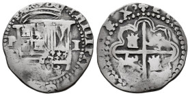 Philip II (1556-1598). 1 real. Potosí. B. (Cal-242). Ag. 3,15 g. Almost VF. Est...50,00. 

Spanish description: Felipe II (1556-1598). 1 real. Potos...