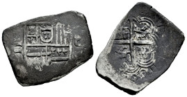 Philip II (1556-1598). 2 reales. 1604. Granada. (M). (Cal-593). (Jarabo-Sanahuja-B85). Ag. 6,73 g. OMNIVM type. Scarce. Choice F. Est...90,00. 

Spa...