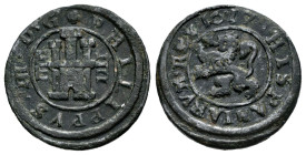Philip III (1598-1621). 4 maravedis. 1617. Segovia. (Cal-266). Ae. 2,97 g. Almost VF. Est...18,00. 

Spanish description: Felipe III (1598-1621). 4 ...